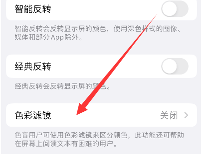 建平苹果14正规维修分享iPhone14如何关闭色彩滤镜 
